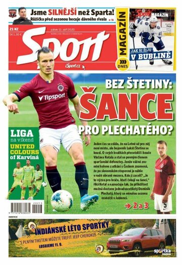 Obálka e-magazínu Sport 11.9.2020