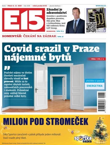 Obálka e-magazínu E15 11.12.2020