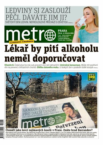 Obálka e-magazínu deník METRO 9.3.2021