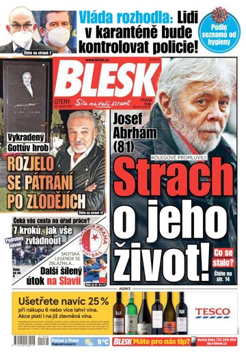 Obálka e-magazínu Blesk 23.3.2021