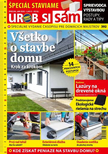 Obálka e-magazínu Urob si sám 1/2021špeciál