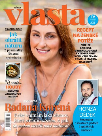Obálka e-magazínu Vlasta 32/2021