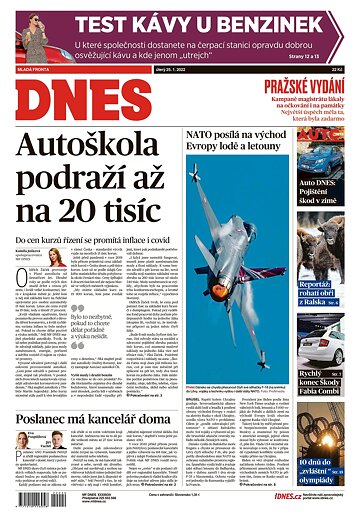 Obálka e-magazínu MF Dnes 25.1.2022