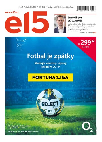 Obálka e-magazínu E15 8.2.2023