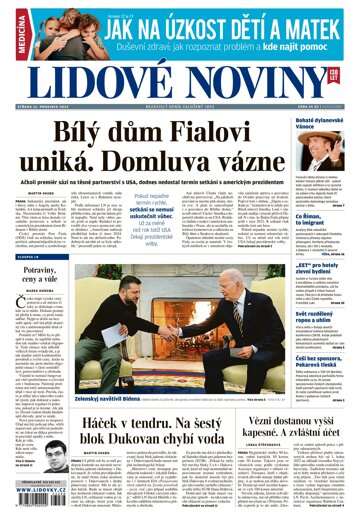 Obálka e-magazínu Lidové noviny 13.12.2023