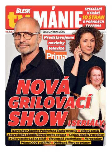 Obálka e-magazínu Blesk Tv manie 23.3.2024