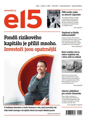 Obálka e-magazínu E15 3.4.2024