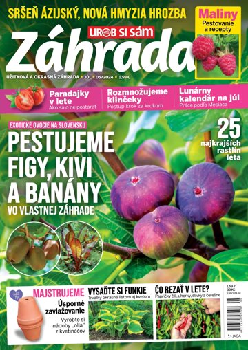 Obálka e-magazínu Záhrada 2024 05
