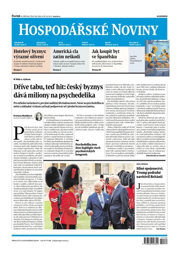 Obálka e-magazínu Hospodářské noviny 182 - 18.9.2025