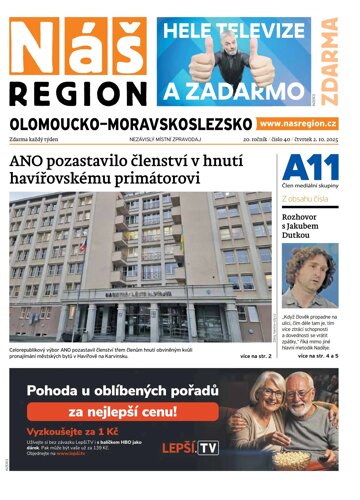 Obálka e-magazínu Náš Region - Olomoucko/Moravskoslezsko 40/2025