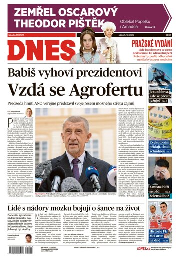 Obálka e-magazínu MF Dnes 5.12.2025