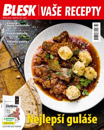 Obálka e-magazínu BLESK VAŠE RECEPTY 10/2026