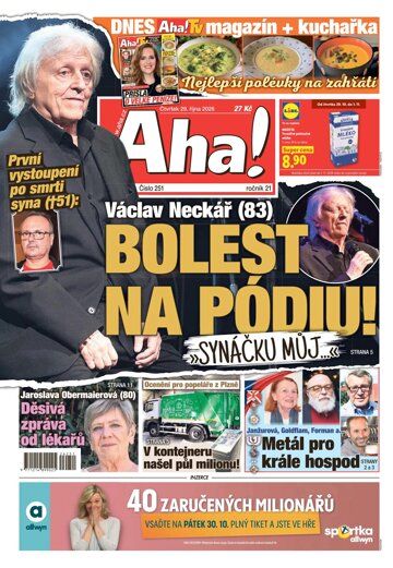 Obálka e-magazínu AHA! 29.10.2026