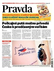 Obálka e-magazínu Pravda 14.6.2013