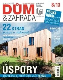 Obálka e-magazínu Dům a zahrada 8/2013