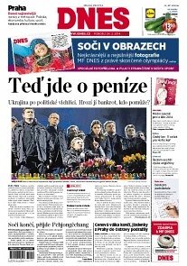 Obálka e-magazínu MF Dnes 24.2.2014