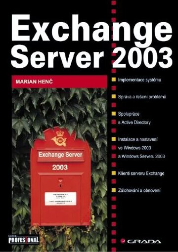 Obálka knihy Exchange Server 2003
