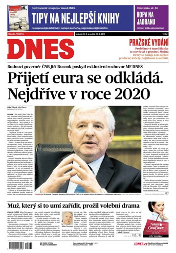 Obálka e-magazínu MF Dnes 14.3.2015