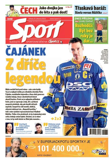 Obálka e-magazínu Sport 25.3.2015