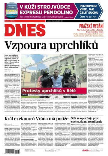 Obálka e-magazínu MF Dnes 1.8.2015