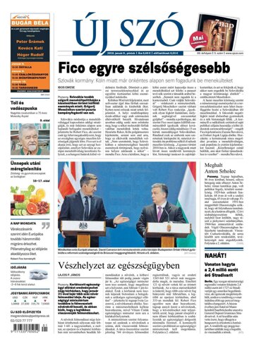 Obálka e-magazínu Új Szó 8.1.2016