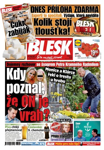 Obálka e-magazínu Blesk 11.1.2016