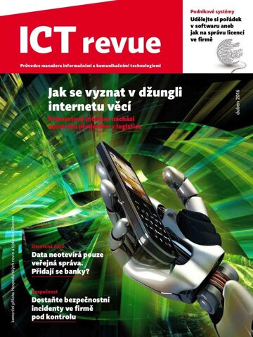 Obálka e-magazínu Ekonom 17 - 28.04.2016 - příloha ICT Revue