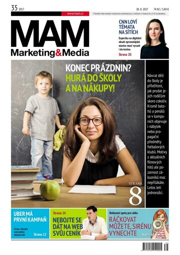 Obálka e-magazínu Marketing & Media 35 - 28.8.2017