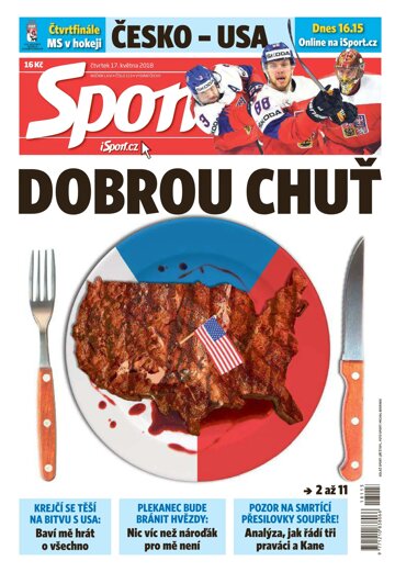 Obálka e-magazínu Sport 17.5.2018