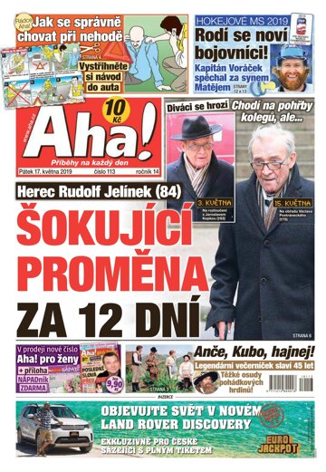 Obálka e-magazínu AHA! 17.5.2019