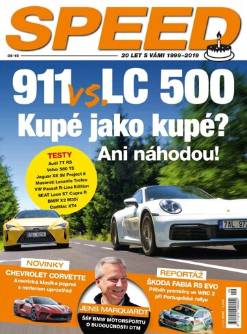 Obálka e-magazínu Speed 9/2019