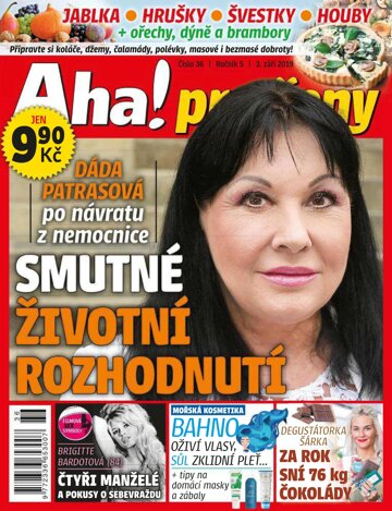 Obálka e-magazínu AHA! pro ženy 36/2019