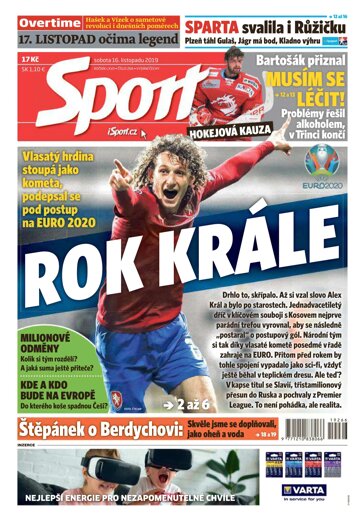Obálka e-magazínu Sport 16.11.2019