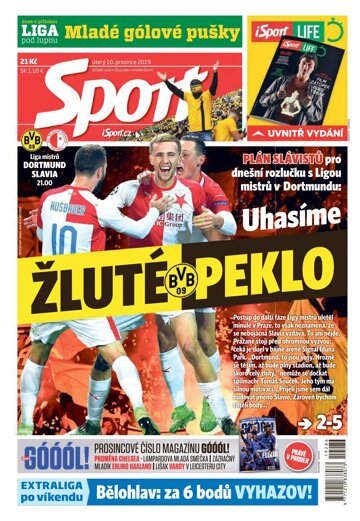 Obálka e-magazínu Sport 10.12.2019