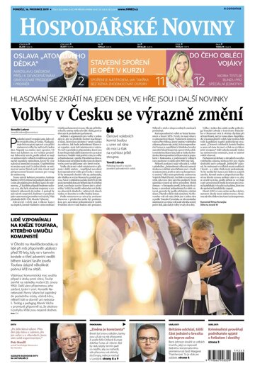 Obálka e-magazínu Hospodářské noviny 243 - 16.12.2019