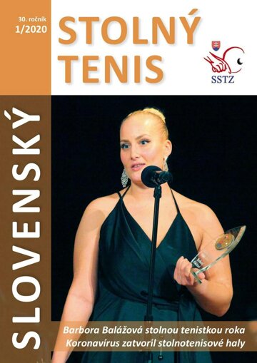 Obálka e-magazínu Slovenský stolný tenis 1/2020
