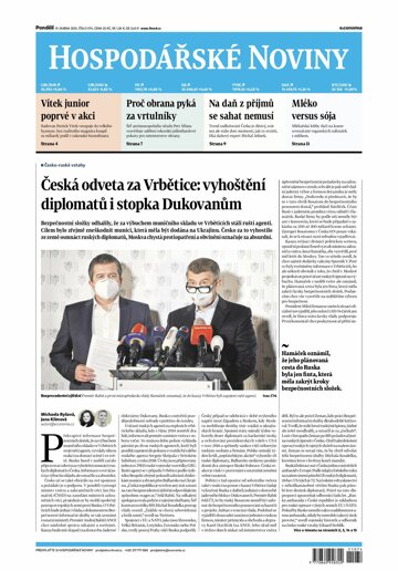 Obálka e-magazínu Hospodářské noviny 074 - 19.4.2021