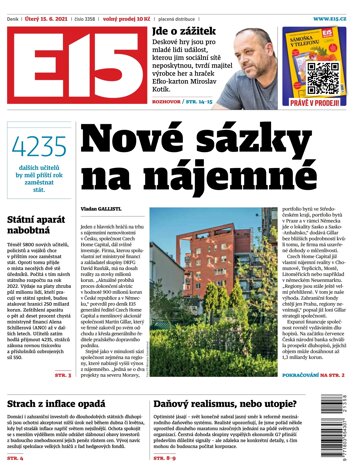 Obálka e-magazínu E15 15.6.2021