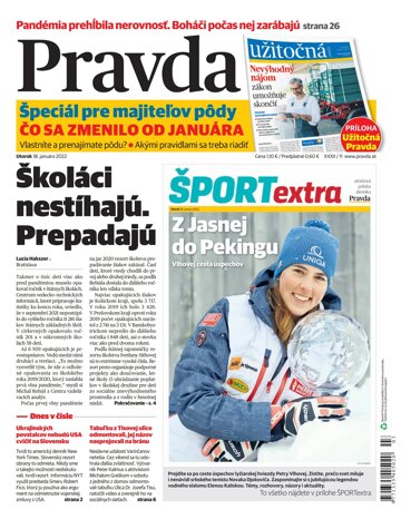 Obálka e-magazínu Pravda 28. 1. 2022