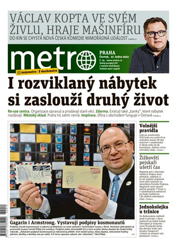 Obálka e-magazínu deník METRO 27.1.2022