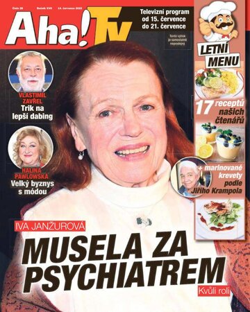 Obálka e-magazínu Příloha AHA! s TV magazínem - 14.7.2022