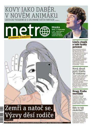 Obálka e-magazínu deník METRO 9.8.2022