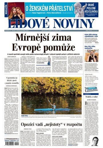 Obálka e-magazínu Lidové noviny 27.10.2022