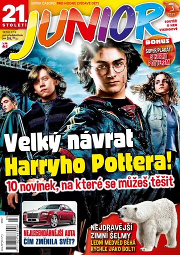 Obálka e-magazínu 21. století JUNIOR 3/17