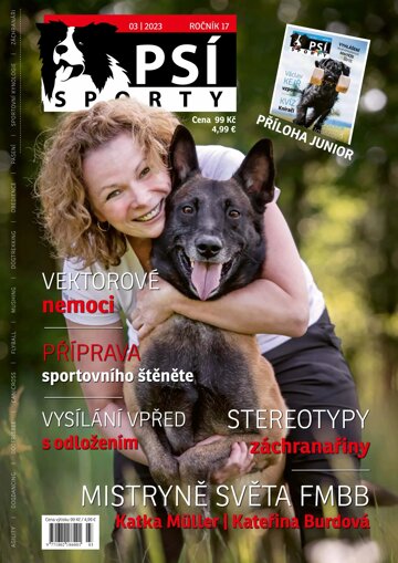 Obálka e-magazínu Psí sporty 3/2023