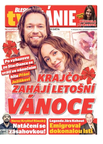 Obálka e-magazínu Blesk Tv manie 11.11.2023