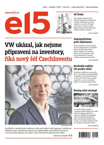 Obálka e-magazínu E15 8.7.2024