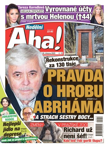 Obálka e-magazínu Nedělní AHA! 30.3.2025
