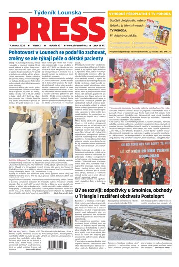 Obálka e-magazínu Lounský press 2/26