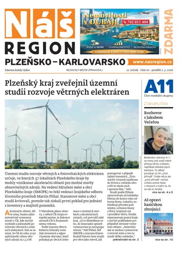 Obálka e-magazínu Náš Region - Plzeňsko 10/2026